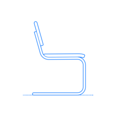 Furniture Side Chairs Cesca Side Chair Sketch Style Svg Vector, Free Vectors File
